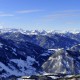 Panoramablick über zahllose Bergspitzen